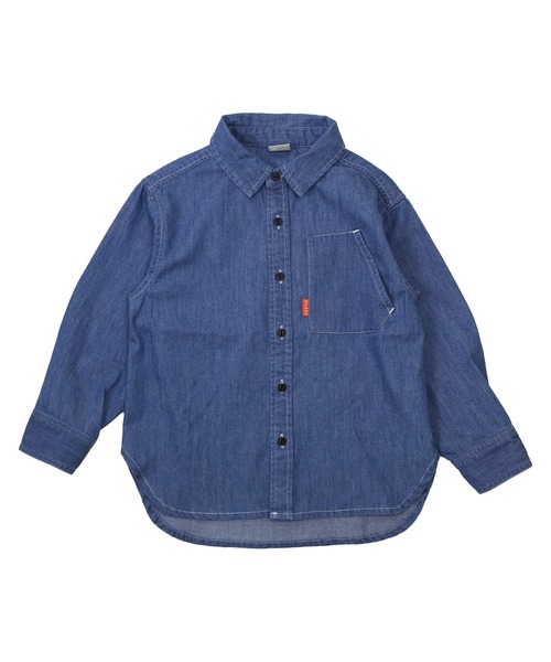 DILASH(ディラッシュ)の「シャツ(シャツ/ブラウス・キッズ・ブルー/オフホワイト/ストライプ・140/130/120/110/100/90/80)」の3枚目の写真