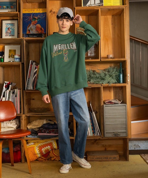 セール】落書き刺繍スウェット（スウェット）｜niko and