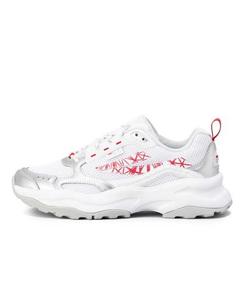 FILA（フィラ）の「WOODBLOCK O-CITY（スニーカー・レディース・ホワイト系その他・23.0cm/24.0cm/25.0cm/26.0cm/27.0cm/28.0cm/22.0cm）」の4枚目の写真