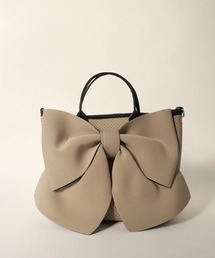 CURI BISCUI（キュリ　ビスキュイ）の「リボンモチーフ トートバッグ（トートバッグ）」