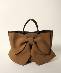 CURI BISCUI（キュリ　ビスキュイ）の「リボンモチーフ トートバッグ（トートバッグ）」