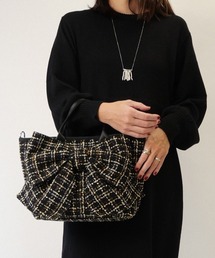 CURI BISCUI（キュリ　ビスキュイ）の「リボンモチーフ トートバッグ（トートバッグ）」