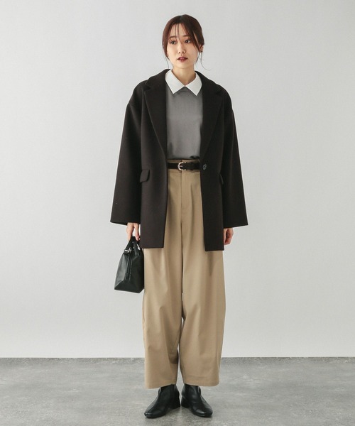 セール】イージーケアチノコクーンワイドパンツ/250490（その他パンツ