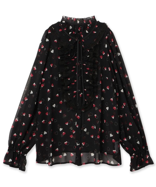 未使用■ Audie a Muses ■袖フリルオーバーシルエットブラウス Audie a Muses（オーディア ミューズ） 袖フリルオーバー