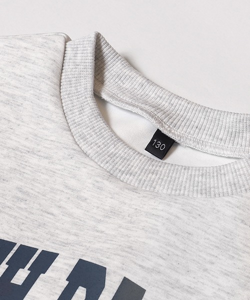 coca（coca）（コカ）の「キッズ　ソフトスウェットロゴプルオーバー（スウェット・キッズ・ブラック/ライトグレー・130/120/150/140）」の14枚目の写真