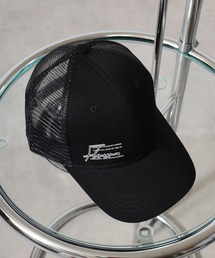 Ree&Mee（リーアンドミー）の「Ree&Mee モノトーン メッセージ フロントサイド ロゴ メッシュ キャップ CAP 帽子（キャップ）」