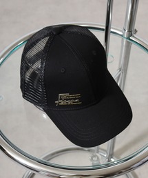 Ree&Mee（リーアンドミー）の「Ree&Mee モノトーン メッセージ フロントサイド ロゴ メッシュ キャップ CAP 帽子（キャップ）」