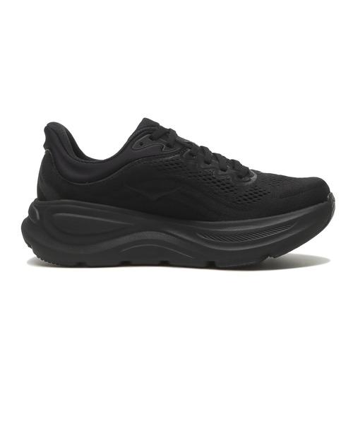 HOKA（ホカ）の「W BONDI 9　1162012-BBLC（スニーカー・レディース・ブラック・24.5cm/24.0cm/23.5cm/23.0cm/22.5cm/26.0cm/25.5cm/25.0cm/22.0cm/26.5cm）」の8枚目の写真