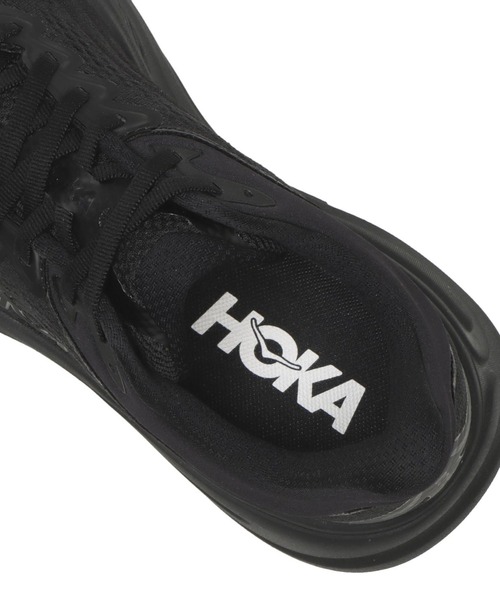 HOKA（ホカ）の「W BONDI 9　1162012-BBLC（スニーカー・レディース・ブラック・24.5cm/24.0cm/23.5cm/23.0cm/22.5cm/26.0cm/25.5cm/25.0cm/22.0cm/26.5cm）」の5枚目の写真