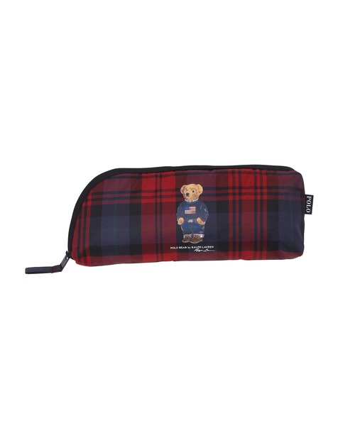POLO RALPH LAUREN(ポロ ラルフ ローレン)の「【WEB限定】折りたたみ傘 雨傘 ポーチ付 "POLO BEAR 無地×チェックパイピング” ポロベア(折りたたみ傘・レディース・ブラック/ベージュ/ネイビー・FREE)」の5枚目の写真