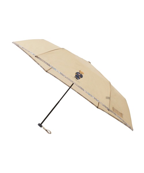 POLO RALPH LAUREN(ポロ ラルフ ローレン)の「【WEB限定】折りたたみ傘 雨傘 ポーチ付 "POLO BEAR 無地×チェックパイピング” ポロベア(折りたたみ傘・レディース・ブラック/ベージュ/ネイビー・FREE)」の12枚目の写真
