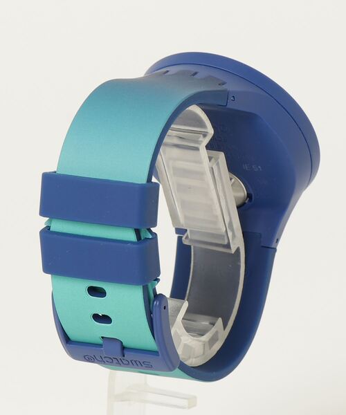 SWATCH（スウォッチ）の「ESSENTIALLY BOLD（アナログ腕時計・メンズ・ブルー・FREE）」の6枚目の写真