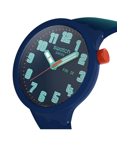 SWATCH（スウォッチ）の「ESSENTIALLY BOLD（アナログ腕時計・メンズ・ブルー・FREE）」の2枚目の写真