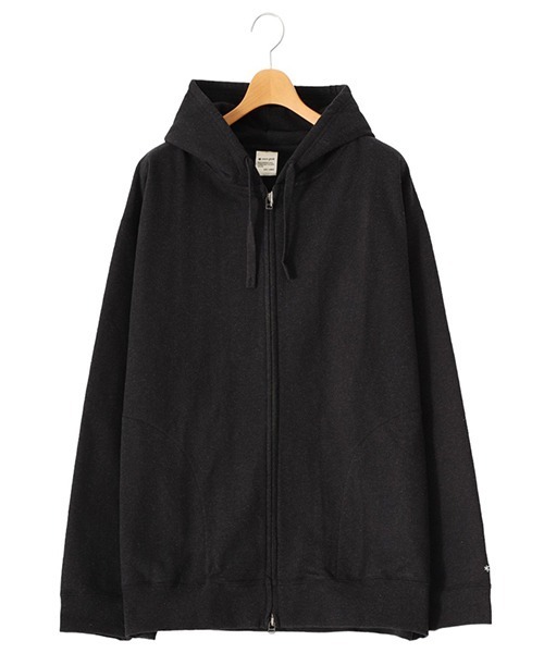 Snow Peak（スノーピーク）の「snow peak / スノーピーク：Recycled Cotton Zip Up Hoodie：SW-24AU401[STD]（パーカー・メンズ・グレー/ブラック・L/M/XL）」の2枚目の写真