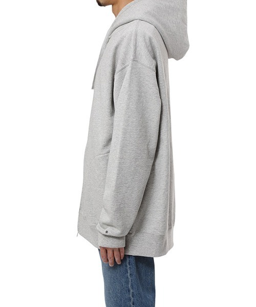 Snow Peak（スノーピーク）の「snow peak / スノーピーク：Recycled Cotton Zip Up Hoodie：SW-24AU401[STD]（パーカー・メンズ・グレー/ブラック・L/M/XL）」の11枚目の写真