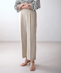 Bou Jeloud | リネンライクフロントタックパンツ(スラックス)