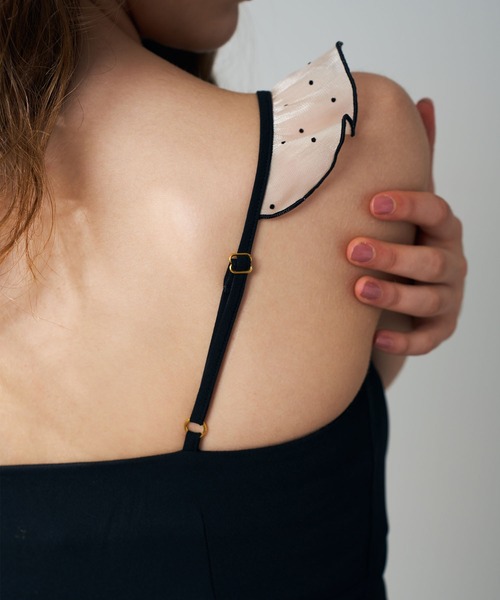 DEICY（デイシー）の「バイカラードットワンピース（ワンピース・レディース・ラベンダー/ブラック・0/1）」の19枚目の写真