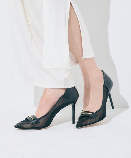 SEVEN TWELVE THIRTY(セヴントゥエルヴサーティー)の「モカデザインチュールパンプス(パンプス・レディース・パイソン/ブラック/ブラウン/アイボリー・23.5cm/23cm/22.5cm/22cm/24.5cm/24cm)」の3枚目の写真
