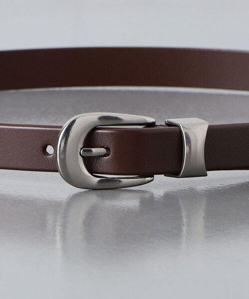 UNITED ARROWS(ユナイテッドアローズ)の「ウエスタン ベルト(ベルト・レディース・ブラック/ダークブラウン・FREE)」の5枚目の写真