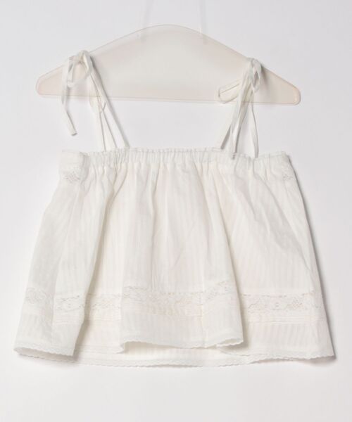 flower(フラワー)の「ブルームレースビスチェ(キャミソール・レディース・ホワイト/ブラック・FREE)」の11枚目の写真