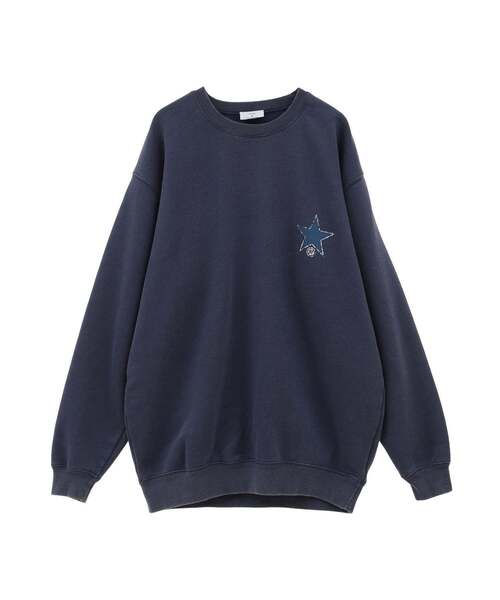 CONVERSE TOKYO(コンバーストウキョウ)の「VINTAGE-LIKE BACK PRINT SWEAT(スウェット・レディース・ブラック/ネイビー/ボルドー・MEDIUM/SMALL)」の9枚目の写真
