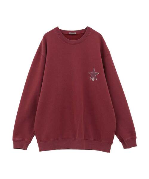 CONVERSE TOKYO(コンバーストウキョウ)の「VINTAGE-LIKE BACK PRINT SWEAT(スウェット・レディース・ブラック/ネイビー/ボルドー・MEDIUM/SMALL)」の13枚目の写真