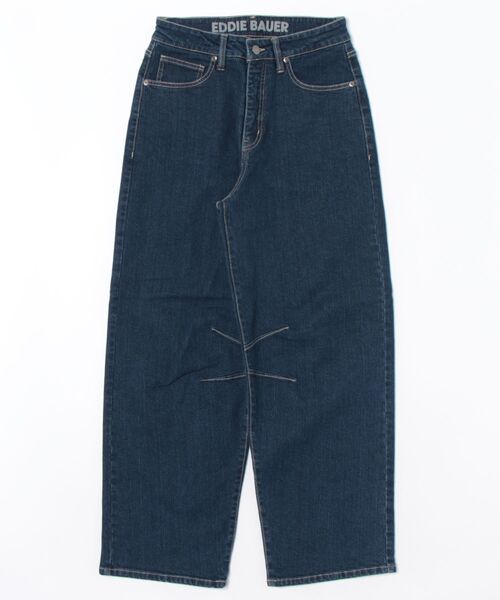 Eddie Bauer(エディーバウアー)の「ワイドレッグス カーヴィ ジーンズ(デニムパンツ・レディース・ブラック/ライトブルー/ブルー・S/M/L/XL)」の11枚目の写真