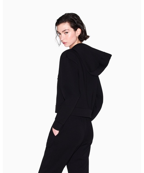 トレーナー スウェット 「A|X アルマーニ エクスチェンジ」ICON フーデッドジップアップスウェットシャツ レディース ARMANI EXCHANGE トレーナー スウェット 「A|X アルマーニ