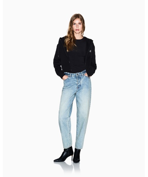 ARMANI EXCHANGE(アルマーニエクスチェンジ)の「【A|X アルマーニ エクスチェンジ】ICON フーデッドジップアップスウェットシャツ(スウェット・レディース・ホワイト/ブラック・SMALL/MEDIUM/X-SMALL/LARGE/X-LARGE)」の8枚目の写真