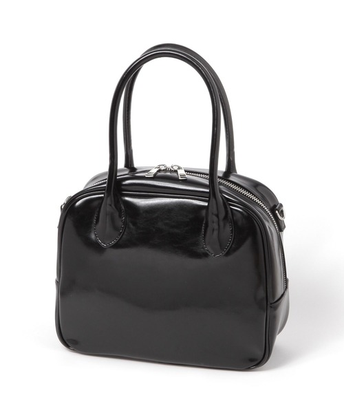 GLOBAL WORK（グローバルワーク）の「スペ軽2WAYスクエアボストン/252305（ボストンバッグ・レディース・シルバー/ベージュ/ブラック・FREE）」の21枚目の写真