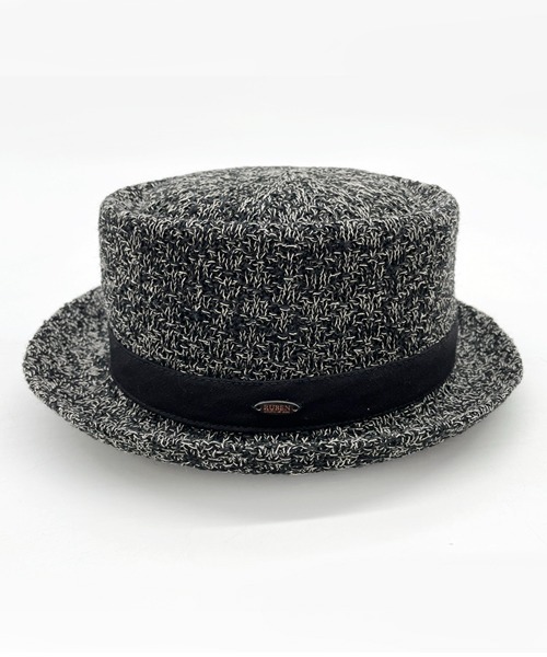 polcadot（ポルカドット）の「LINEN MIX REFRESHING THERMO PORKPIE HAT/リネンミックス サーモ ポークパイハット（ハット・メンズ・ベージュ/ブラック/グレー・FREE）」の12枚目の写真