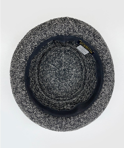 polcadot（ポルカドット）の「LINEN MIX REFRESHING THERMO PORKPIE HAT/リネンミックス サーモ ポークパイハット（ハット・メンズ・ベージュ/ブラック/グレー・FREE）」の16枚目の写真