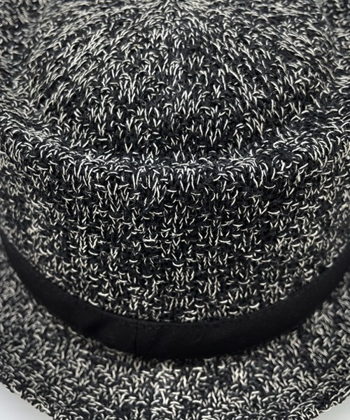 polcadot（ポルカドット）の「LINEN MIX REFRESHING THERMO PORKPIE HAT/リネンミックス サーモ ポークパイハット（ハット・メンズ・ベージュ/ブラック/グレー・FREE）」の17枚目の写真