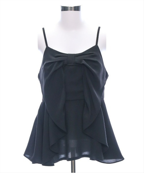 clear（クリア）の「ビッグリボンデザインビスチェ[バレエコア ガーリー]（キャミソール・レディース・ブラック/アイボリー/ブラック系その他/ブルーグレー/イエロー/レッド系その他/ホワイト系その他・F）」の9枚目の写真