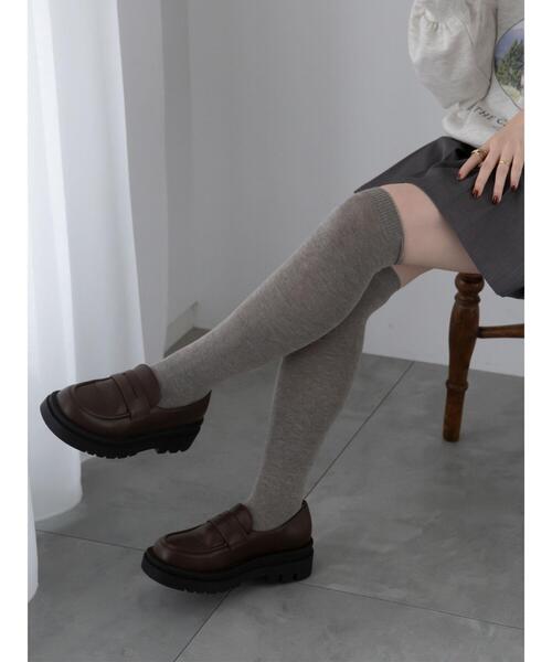 ehka sopo（エヘカソポ）の「コインローファー（その他シューズ・レディース・ブラック/ブラウン・M/L）」の5枚目の写真