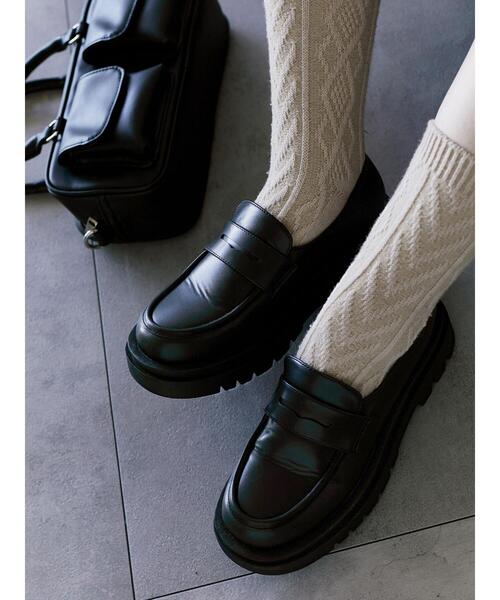 ehka sopo（エヘカソポ）の「コインローファー（その他シューズ・レディース・ブラック/ブラウン・M/L）」の10枚目の写真