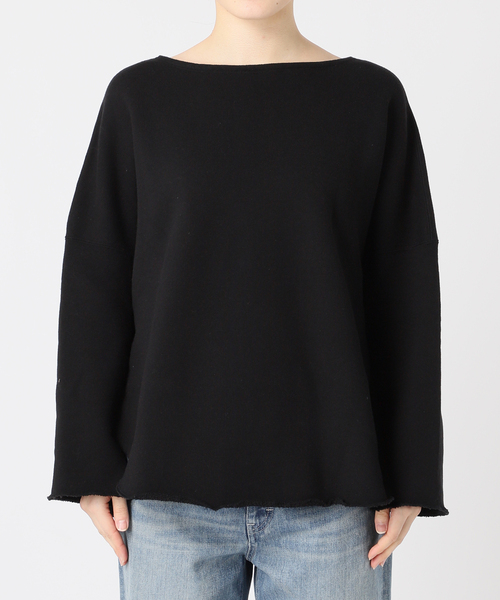 セール】≪追加≫コットンリヨセルボートネックSWEAT
