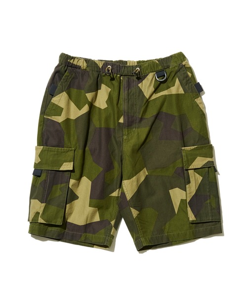 White Mountaineering × WILD THINGS SWEDEN CAMO CARGO SHORT