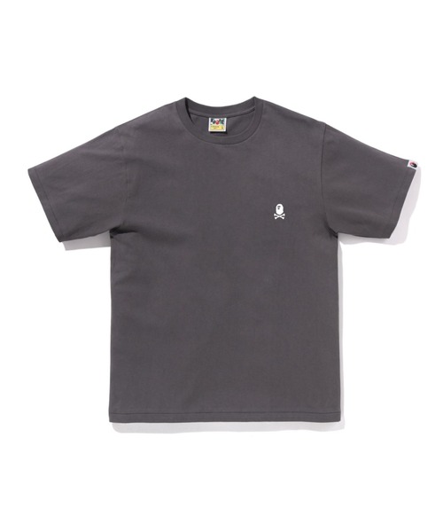 A BATHING APE（アベイシングエイプ）の「COLOR APE CROSSBONE ONE POINT TEE（Tシャツ/カットソー・メンズ・ホワイト/チャコール/ブラック・XX-LARGE/MEDIUM/X-LARGE/SMALL/LARGE）」の3枚目の写真