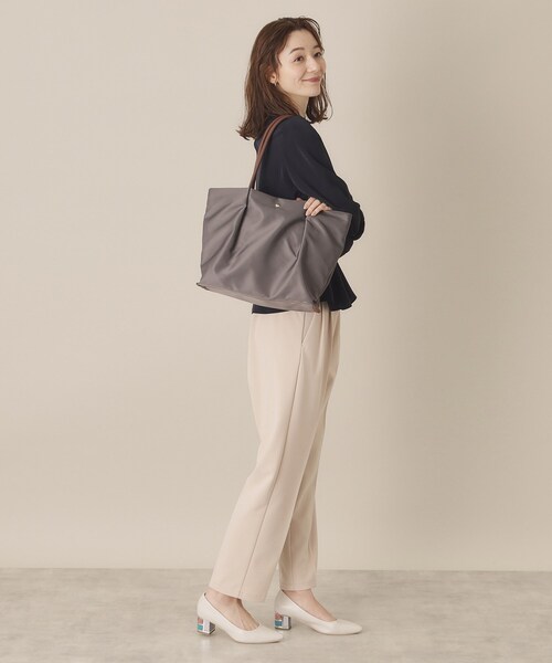 ITS'DEMO（イッツデモ）の「【通勤】肩楽PC収納A4トート（トートバッグ・レディース・ブラック/グレー/パープル/ネイビー・00）」の5枚目の写真