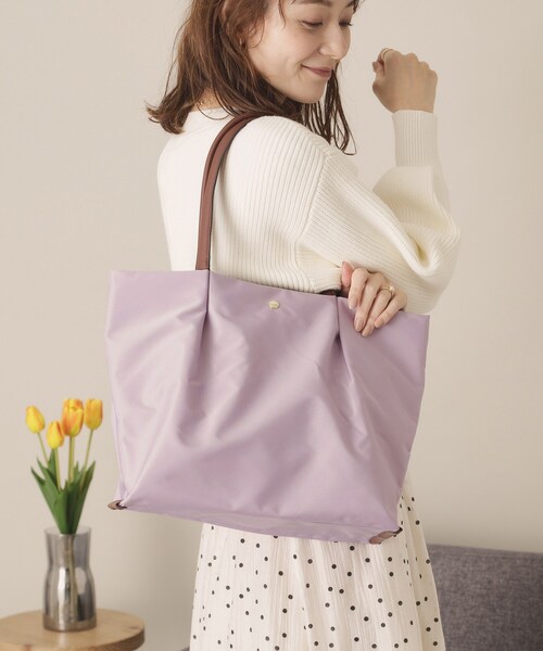 ITS'DEMO（イッツデモ）の「【通勤】肩楽PC収納A4トート（トートバッグ・レディース・ブラック/グレー/パープル/ネイビー・00）」の10枚目の写真