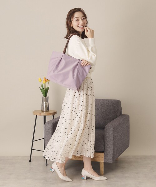 ITS'DEMO（イッツデモ）の「【通勤】肩楽PC収納A4トート（トートバッグ・レディース・ブラック/グレー/パープル/ネイビー・00）」の11枚目の写真