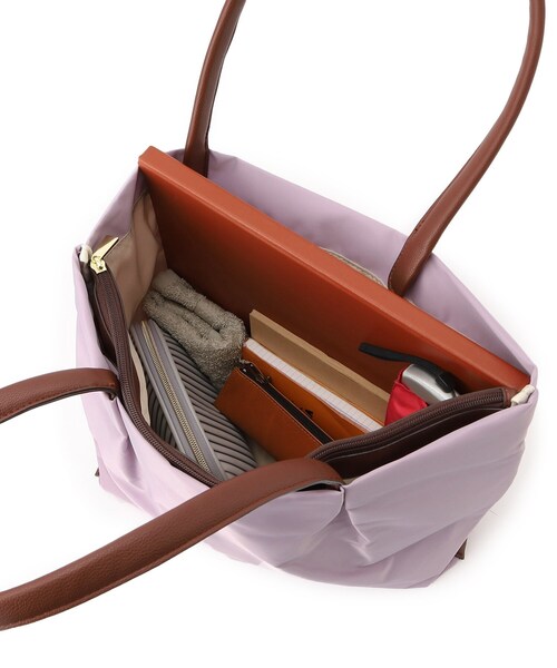 ITS'DEMO（イッツデモ）の「【通勤】肩楽PC収納A4トート（トートバッグ・レディース・ブラック/グレー/パープル/ネイビー・00）」の22枚目の写真