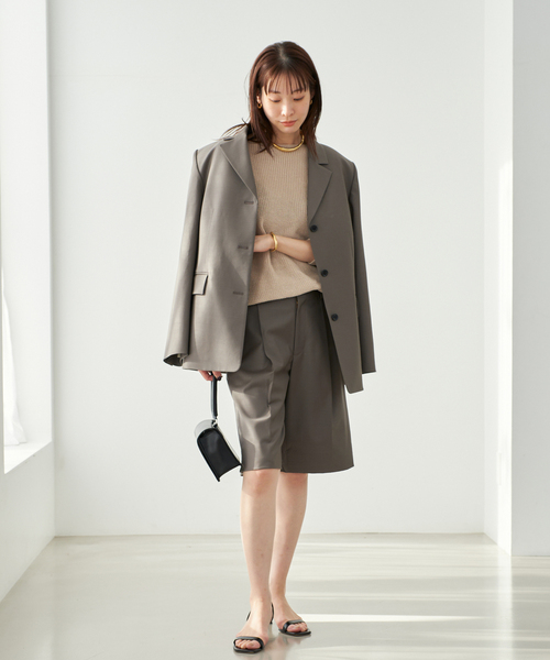 plage（プラージュ）の「R’IAM ショートパンツ（その他パンツ・レディース・チャコールグレー・36/38）」の2枚目の写真