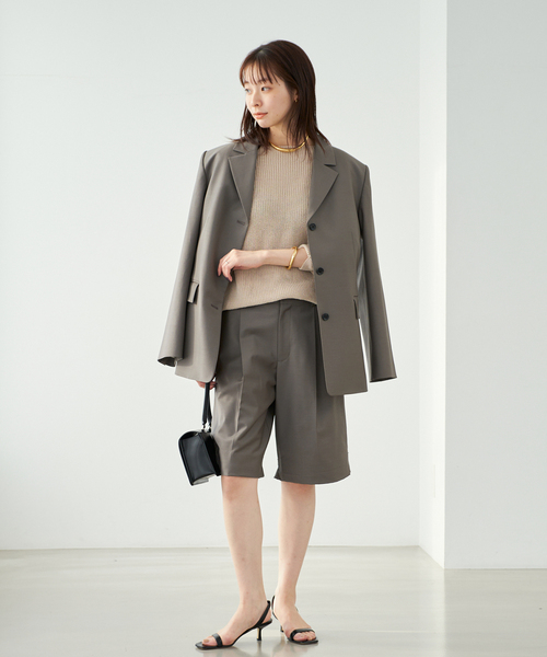 plage（プラージュ）の「R’IAM ショートパンツ（その他パンツ・レディース・チャコールグレー・36/38）」の3枚目の写真