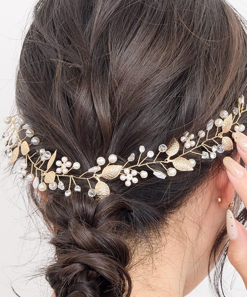 Kirks Folly バレッタ/髪飾り　新品・未使用 Cream dot. バレッタ ヘアクリップ 大きめ ヘアアクセサリー