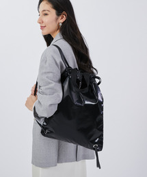 LeSportsac（レスポートサック）の「TH CITY KNAPSACK アップタウンブラックシャイン/ブラック（バックパック/リュック）」