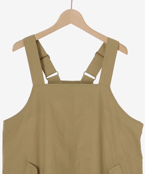 le.coeur blanc(ルクールブラン)の「《WEB限定アイテム》タイプライターサロペット(サロペット/オーバーオール・レディース・ベージュ/カーキオリーブ/チャコールグレー・38)」の15枚目の写真
