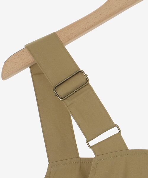 le.coeur blanc(ルクールブラン)の「《WEB限定アイテム》タイプライターサロペット(サロペット/オーバーオール・レディース・ベージュ/カーキオリーブ/チャコールグレー・38)」の20枚目の写真