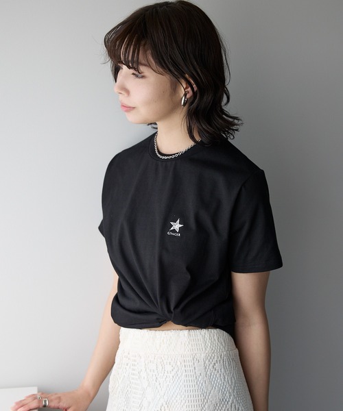 SOTT(ソット)の「GINGER star Tshirts GINGER星Tシャツ(Tシャツ/カットソー・レディース・ブラック/オフホワイト・FREE)」の12枚目の写真